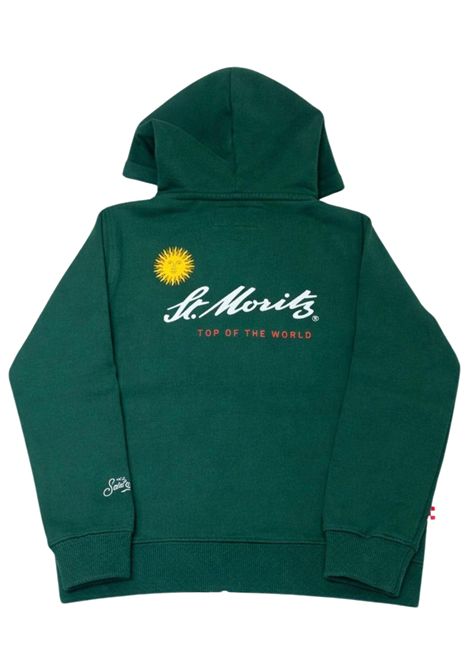 Green cotton sweatshirt for children MC2 SAINT BARTH | TORO001/MAVERDE